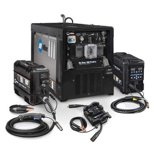 Miller Big Blue 400 PipePro (CAT) Stainless Steel w/Wireless Interface Control #907806